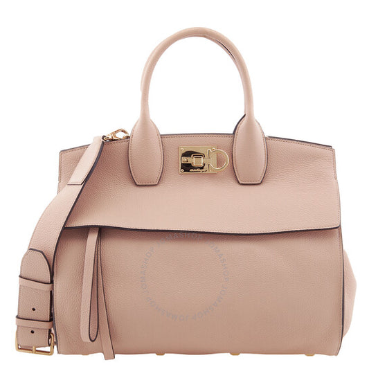 Ferragamo, Salvatore Pink Studio Soft Bag (L)