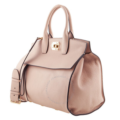 Ferragamo, Salvatore Pink Studio Soft Bag (L)