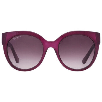 Salvatore Purple Gradient Cat Eye Ladies Sunglasses