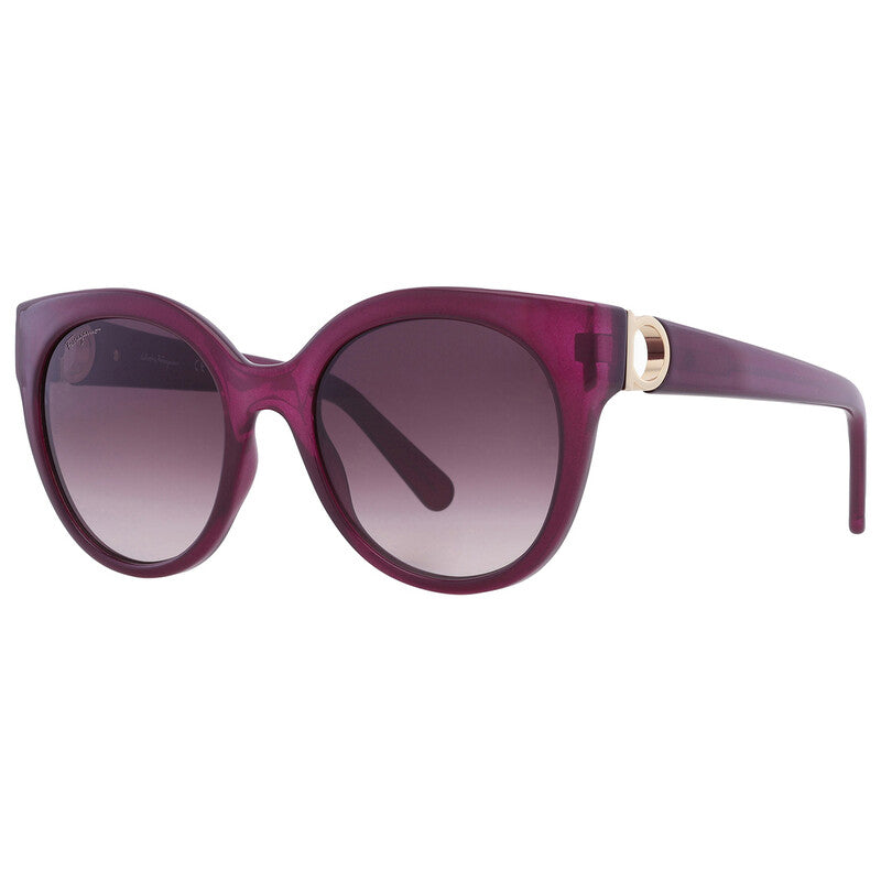 Salvatore Purple Gradient Cat Eye Ladies Sunglasses