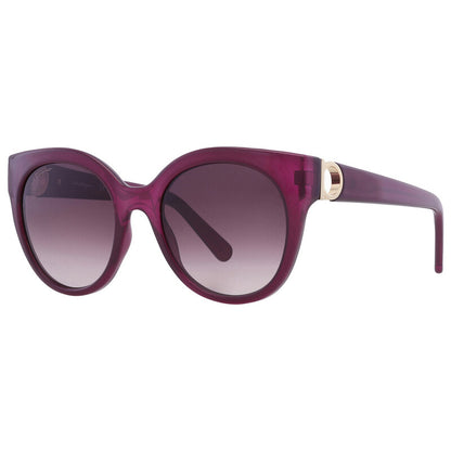 Salvatore Purple Gradient Cat Eye Ladies Sunglasses