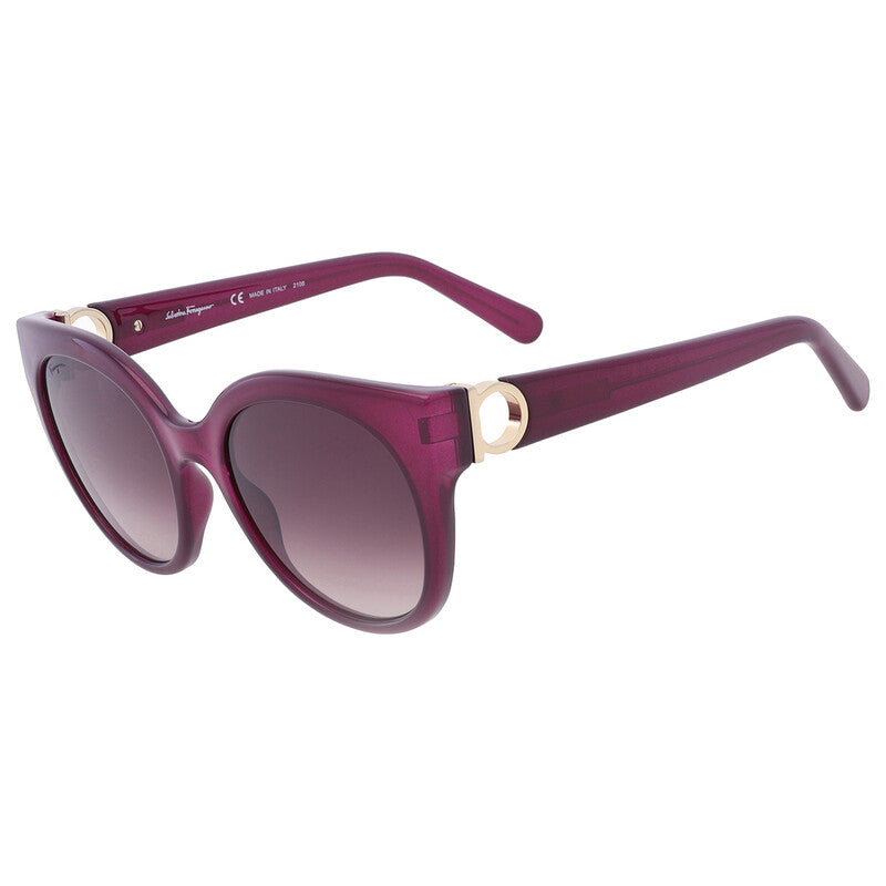 Salvatore Purple Gradient Cat Eye Ladies Sunglasses