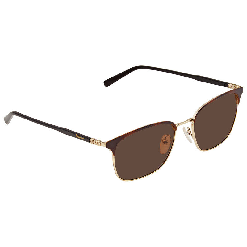 Brown Square Men's Sunglasses