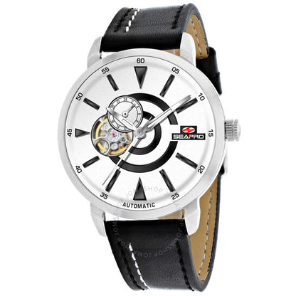 Seapro, Elliptic Automatic White Dial Men's Watch