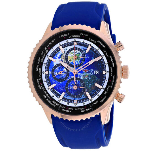 Seapro, Meridian World Timer GMT Blue Dial Men's Watch