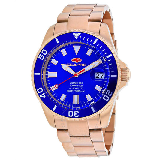 Seapro, Scuba 200 Automatic Blue Dial Men's Watch