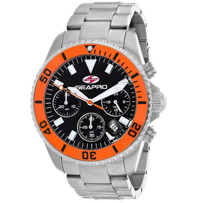 Seapro, Scuba 200 Chrono Black Dial Men's Watch