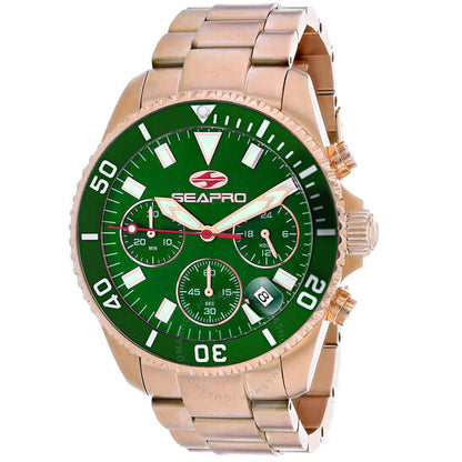 Seapro, Scuba 200 Chrono Green Dial Men's Watch