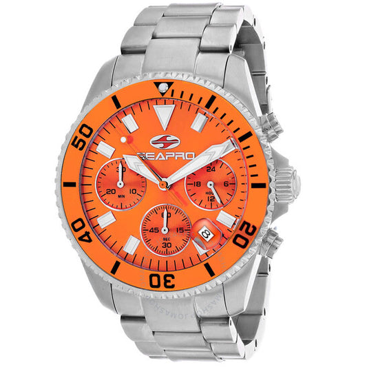 Seapro, Scuba 200 Chrono Orange Dial Men's Watch