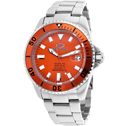 Seapro, Scuba 200 Orange Dial Men's Watch