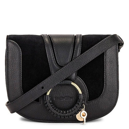 See By Chloe, Hana Leather and Suede Shoulder Bag
