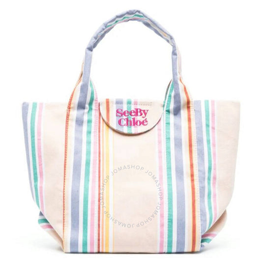 See By Chloe, Laetizia Striped Tote Bag