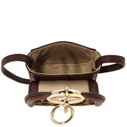 See By Chloe, Leopard Print Mara Micro Crossbody Bag