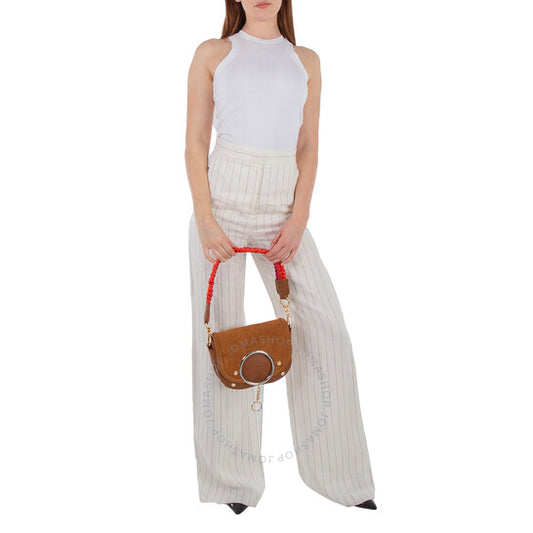See By Chloe, Mara Suede And Leather Crossbody Bag