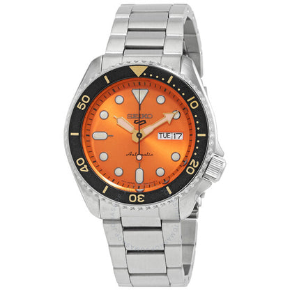 Seiko, 5 Automatic Orange Dial Men's Watch