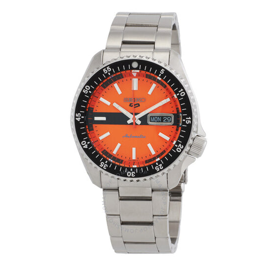 Seiko, 5 Sports Automatic Orange Dial Men's Watch K1