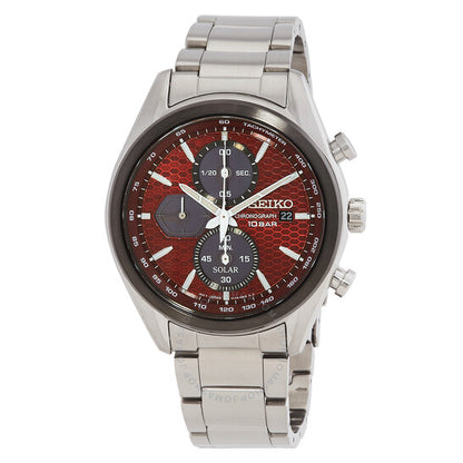 Seiko, Chronograph Quartz Red Dial Men's Watch