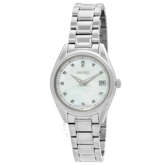 Seiko, Diamond Quartz Mother of Pearl Dial Ladies Watch