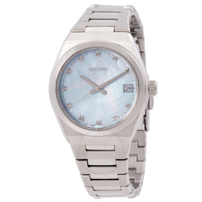Seiko, Quartz Blue Mother of Pearl Dial Ladies Watch