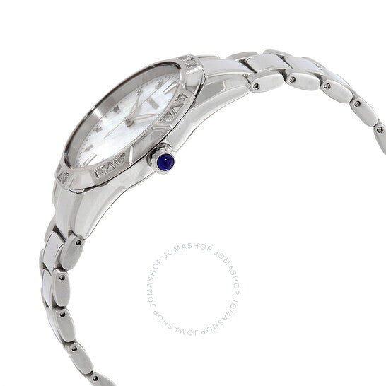 ساعة سيكو للسيدات، كوارتز كريستال، مينا بيضاء