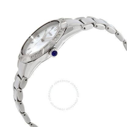 ساعة سيكو للسيدات، كوارتز كريستال، مينا بيضاء