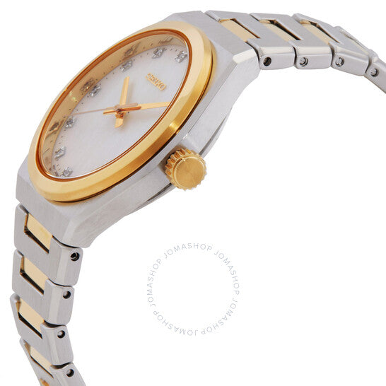 Seiko, Quartz White Mother of Pearl Dial Ladies Watch