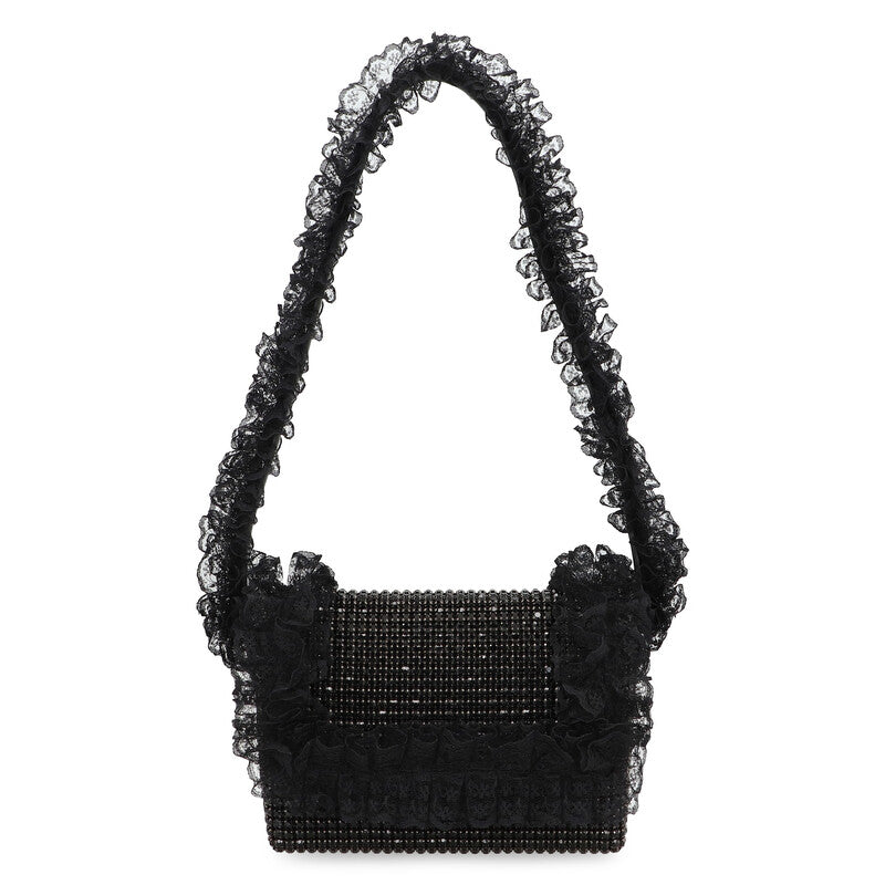 Self-Portrait X Christopher Kane - Shoulder Bag With Rhinestones