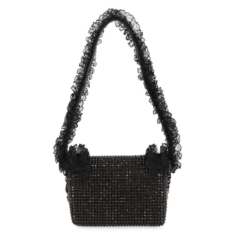 Self-Portrait X Christopher Kane - Shoulder Bag With Rhinestones