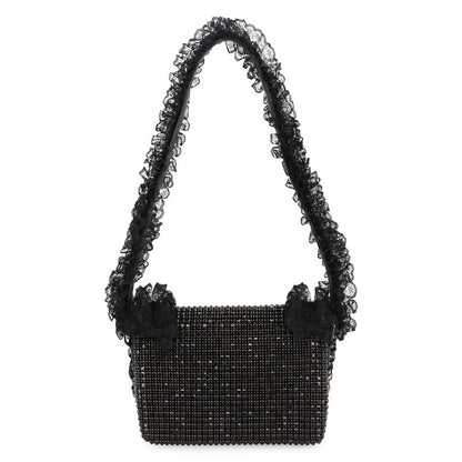 Self-Portrait X Christopher Kane - Shoulder Bag With Rhinestones