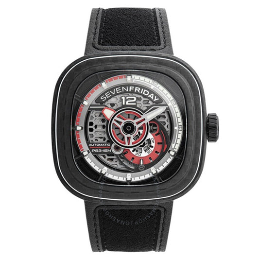 Sevenfriday, Seven Friday PS Series Automatic Black Dial Men's Watch