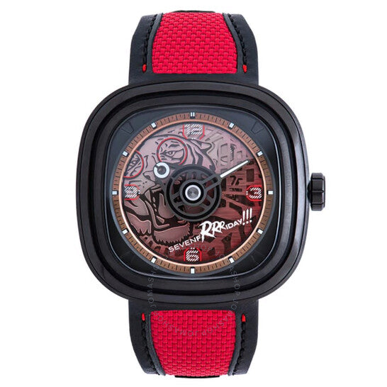 Sevenfriday, T Series Automatic Red Dial Men's Watch