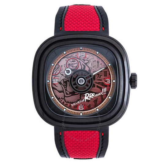 Sevenfriday, T Series Automatic Red Dial Men's Watch