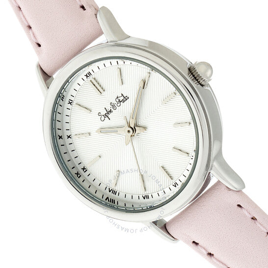 ساعة صوفي وفريدا، برلين كوارتز بمينا فضية للسيدات