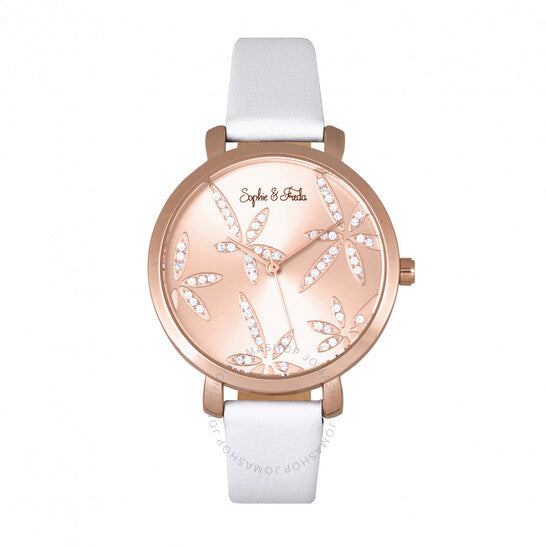 صوفي وفريدا، ساعة كي ويست النسائية بمينا من الذهب الوردي