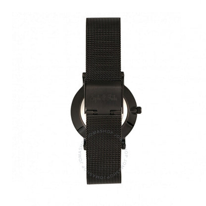 ساعة صوفي وفريدا، سافانا كريستال، مينا سوداء، للسيدات