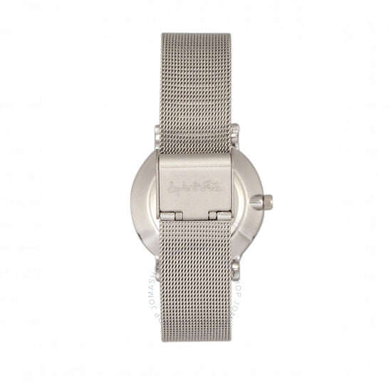 ساعة صوفي وفريدا، سافانا كريستال، مينا فضية للسيدات