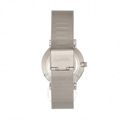 ساعة صوفي وفريدا، سافانا كريستال، مينا فضية للسيدات