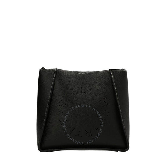 Stella McCartney, Black Logo Crossbody Bag