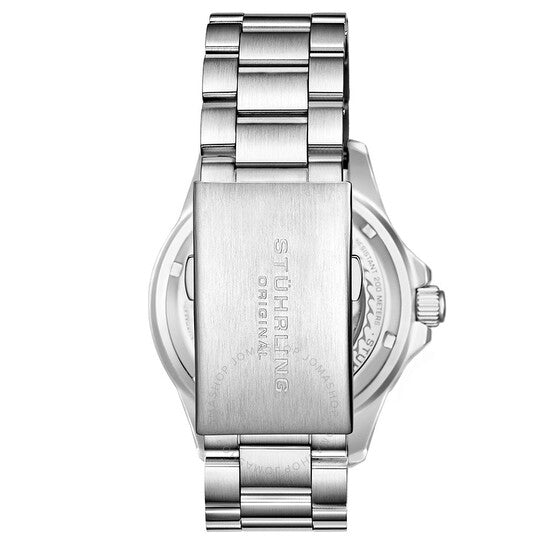 ساعة ستوهرلينغ أوريجينال، أكواديفر أوتوماتيكية للرجال بمينا أسود