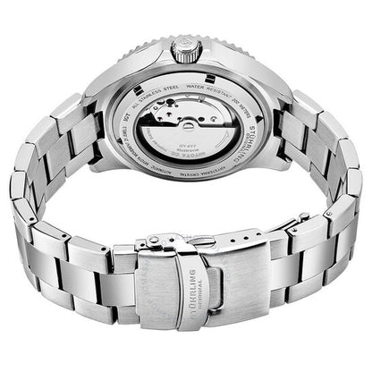 Stuhrling Original, Aquadiver Automatic Black Dial Men's Watch