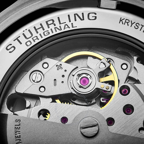 Stuhrling Original, Aquadiver Automatic Black Dial Men's Watch