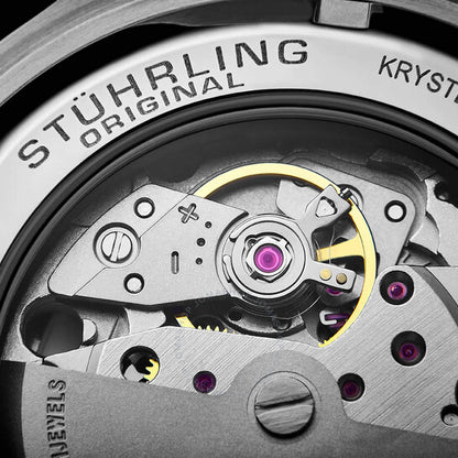 Stuhrling Original, Aquadiver Automatic Black Dial Men's Watch