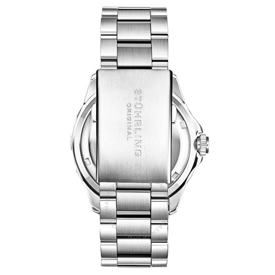 ساعة ستوهرلينغ أوريجينال، أكواديفر أوتوماتيكية للرجال بمينا أسود