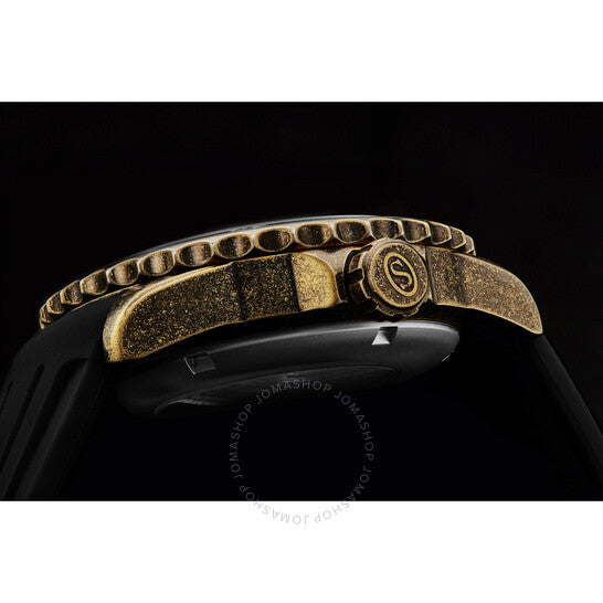 Stuhrling Original, Aquadiver Automatic Black Dial Men's Watch