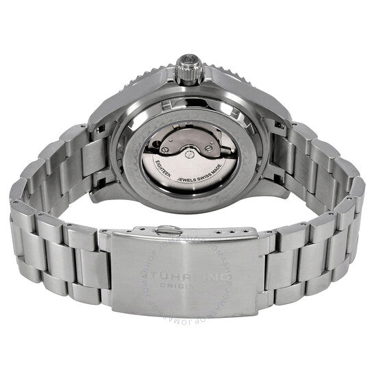 ساعة ستوهرلينغ أوريجينال، أكوادايفر أوتوماتيكية للرجال بمينا أزرق