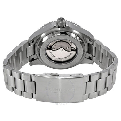 ساعة ستوهرلينغ أوريجينال، أكوادايفر أوتوماتيكية للرجال بمينا أزرق