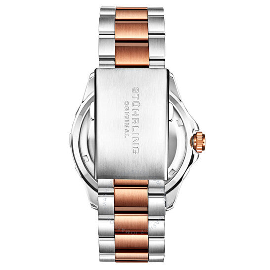 ساعة ستوهرلينغ أوريجينال، أكوادايفر أوتوماتيكية للرجال بمينا أزرق