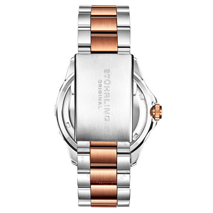 ساعة ستوهرلينغ أوريجينال، أكوادايفر أوتوماتيكية للرجال بمينا أزرق