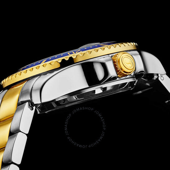 Stuhrling Original, Aquadiver Automatic Blue Dial Men's Watch