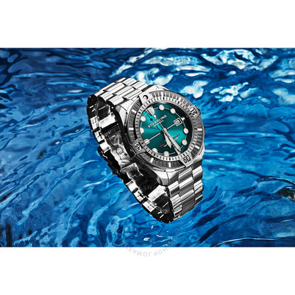 ساعة ستورلينج أوريجينال، أكواديفر أوتوماتيكية للرجال بمينا أخضر